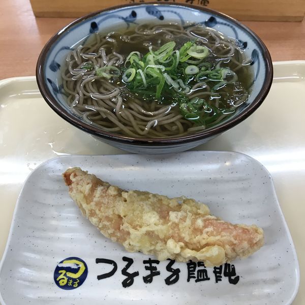 「こぶ（￥270）＋【季節限定】かにかま天（￥130）※」@つるまる 京町堀店の写真