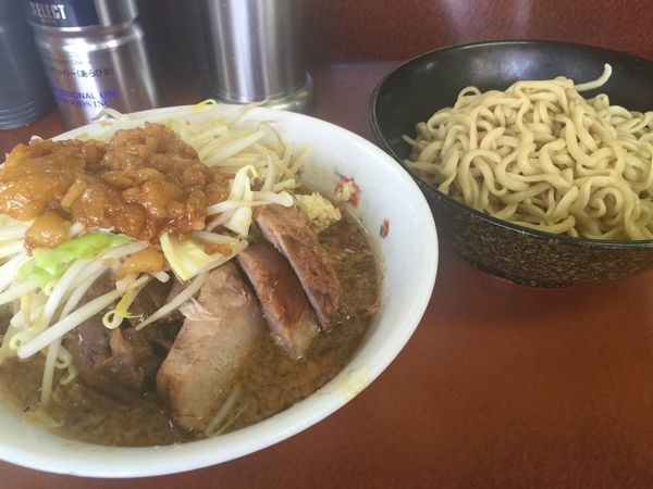 「ぶたつけ麺」@ラーメン二郎 めじろ台店の写真
