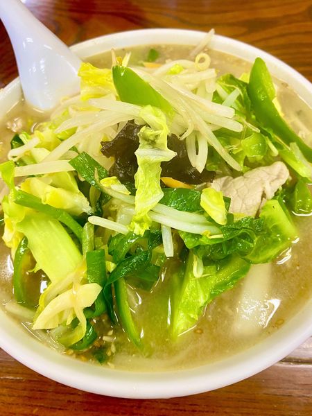 「みそ野菜ラーメン900円税込」@手打ちラーメン 足利麺の写真