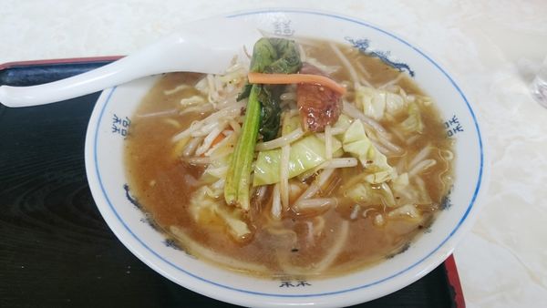 「うまにそば＋半チャーハン（800円）」@幸楽の写真