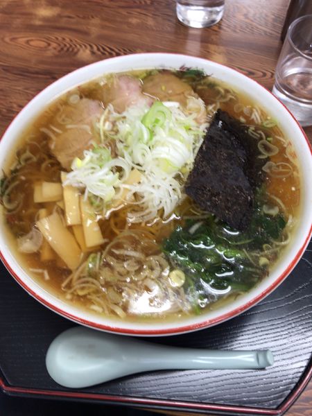 「中華そば➕麺固め➕大盛　750円」@双葉食堂の写真