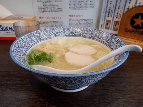 「あっさり鶏白湯（塩）」@麺匠なべすけの写真