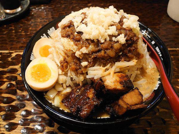 「味噌次郎 味玉 ニンニク」@北のらーめん 美空の写真