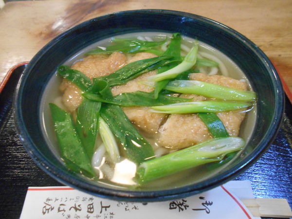 「きつねうどん」@上田そば店の写真