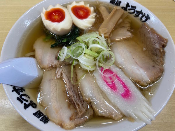 「チャシューメン＋煮卵」@麺屋 ようすけの写真