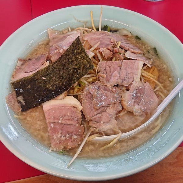 「ネギチャーシューメン850」@ラーメンショップ 白根店の写真