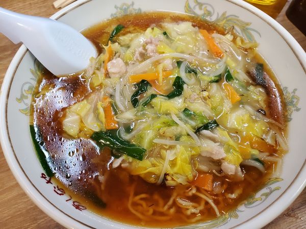 「サンマーメン820円」@あしなや食堂の写真