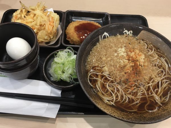 「朝そば(360¥)」@ゆで太郎 かすみがうら下稲吉店の写真