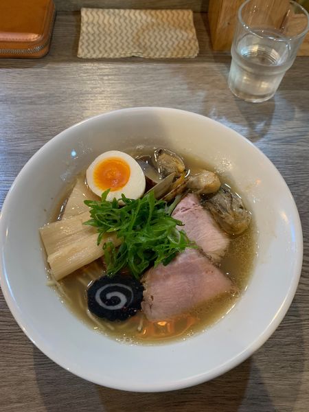 「カキニボラーメンTPちょい盛り」@ニボシラァメン コハクの写真