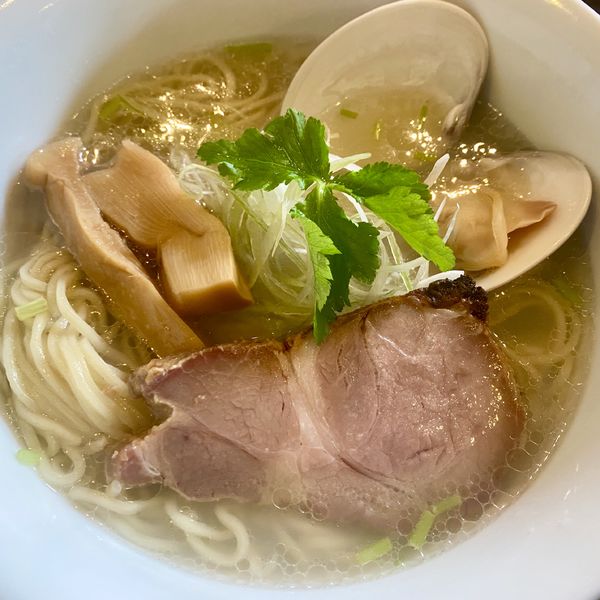 「純はまぐりそば（塩・大盛）」@活龍海専門店 海KATSURYUの写真