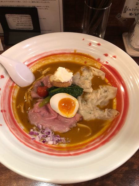 「元祖海老○ワンタン麺」@海老丸らーめんの写真