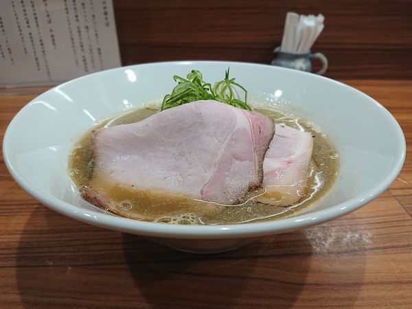 「上煮干しそば＋味付き替え玉」@中華そば 西川の写真