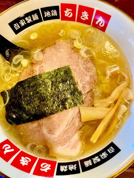 「地鶏塩ラーメン750円税込」@地鶏らーめん ちきんの写真