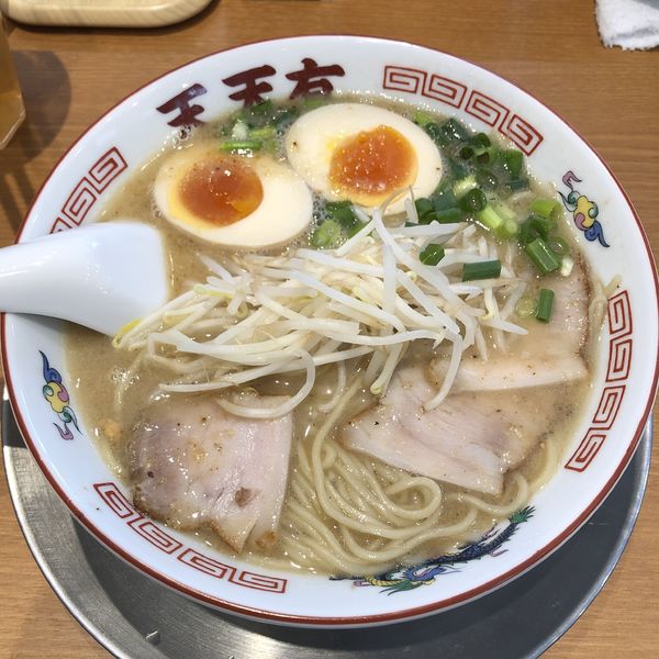 「味玉付き 750円」@らーめん天天有 神田の写真
