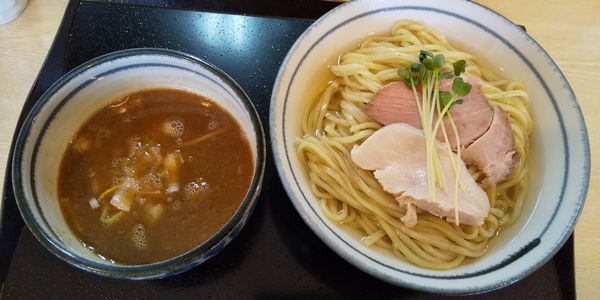 「鶏魚介つけ麺(大)(あつもり)」@つけ麺 いな月の写真