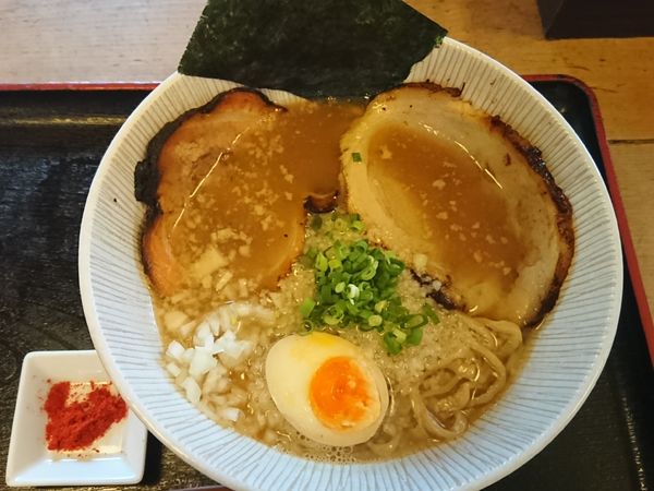 「【限定】背脂煮干らーめん ￥870」@和風らーめん 凪の写真