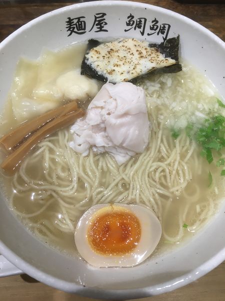 「特製真鯛白湯塩920円」@麺屋 鯛鯛の写真