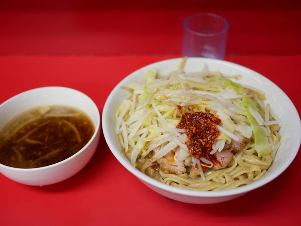 「SS 脂＋辣油＋胡麻油」@ラーメン二郎 千住大橋駅前店の写真
