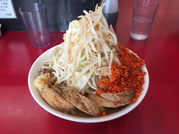 「ラーメン+豚2枚追加」@千里眼の写真