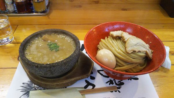 「伊勢海老のつけめん並盛、味玉、チャーシュー」@活龍 海老蟹専門 甲殻堂の写真