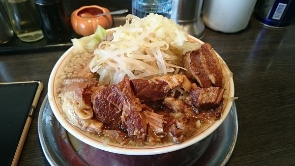 「角煮少ラーメン+チャーシュー」@麺屋 婆娑羅の写真