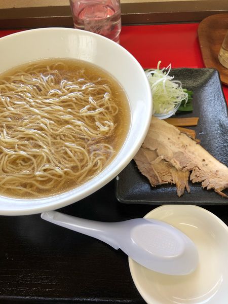 「ラーメンあっさり醤油＋餃子」@餃子・からあげ・ラーメン 山いちの写真