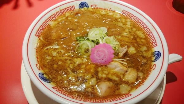 「カレーラーメン（850円）＋ライス（120円）」@ソラノイロ 池袋店の写真