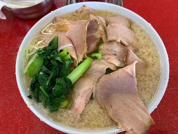 「コッテリチャーシューラーメン」@とん平食堂の写真