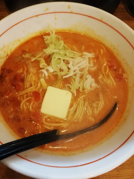 「チリとまとらーめん」@元祖きんかどう 座間本店の写真