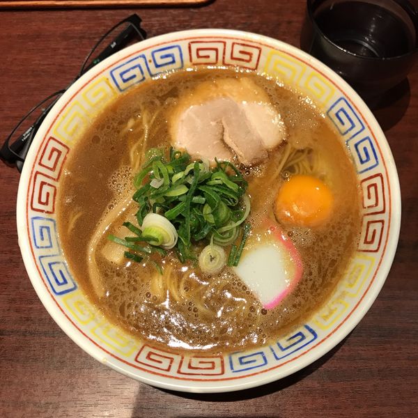 「月見そば」@紀州和歌山ラーメン まっち棒 溝の口店の写真