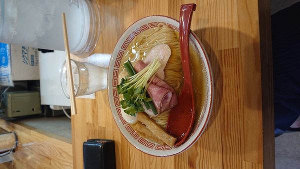「松 特急中華そば」@自家製麺 くろ松の写真