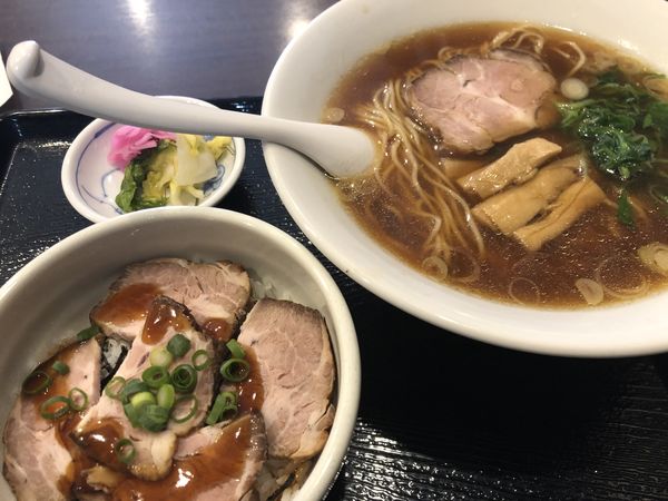 「ラーメンセット」@中華 あづま軒の写真