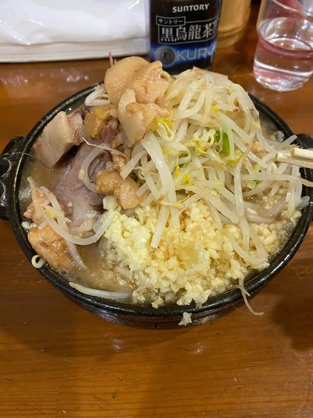 「プレミアムがぶ肉ラーメン＋がぶ肉２枚追加　周年祭につきトッピング」@がぶがぶらーめん 本店の写真