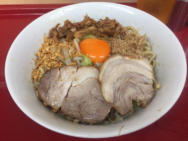 「まぜそば(豚2枚)」@ラーメン武丸の写真