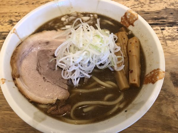 「濃厚煮干そば(大)800円」@麺処 慶の写真