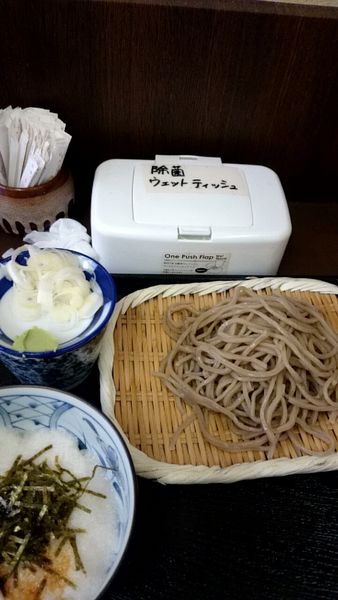 「ミニとろろ丼セット（６８０円）」@そば切り うちばの写真