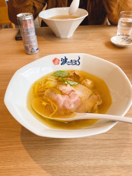「塩らーめん」@麺屋 波のおとの写真