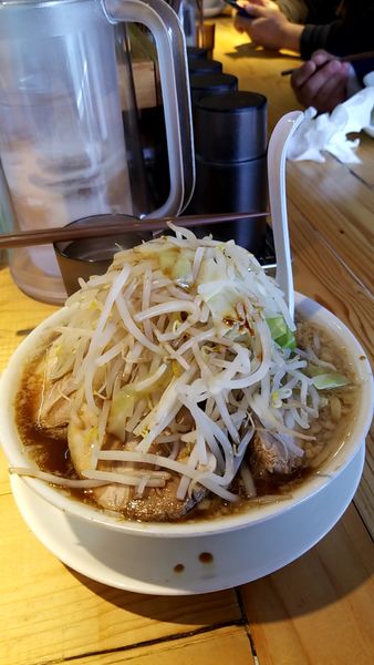 「チャーシュー麺並+野菜普通」@麺屋 本日も晴天ですの写真