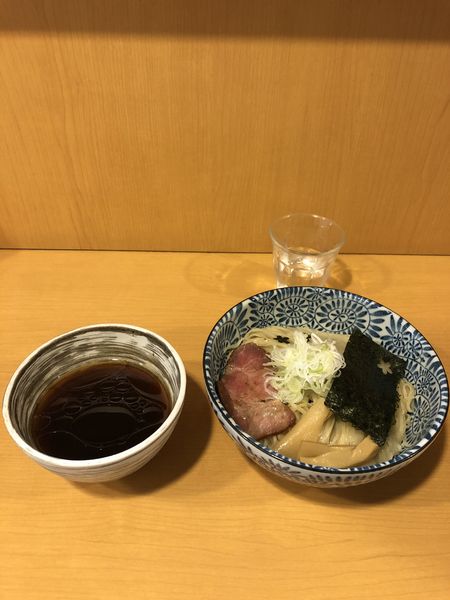 「鶏ダシ醤油つけ麺（大盛り）」@麺処 富士松の写真