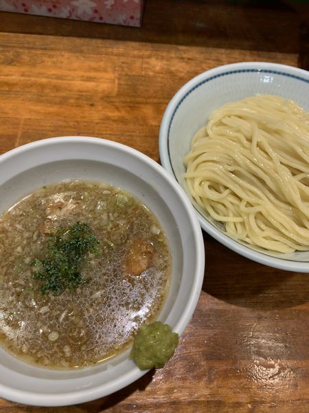 「塩つけ麺（大盛）」@めいげんその写真