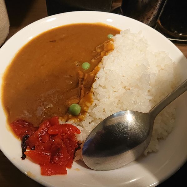 「らーめんと半カレーのセット(1100円)」@らーめんとカレーの店 蓮の写真