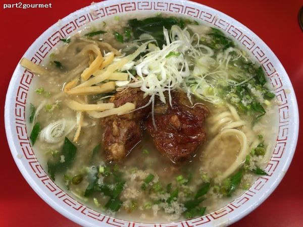 「パイカラーメン （500円）」@ラーメンスタンド とん平食堂の写真