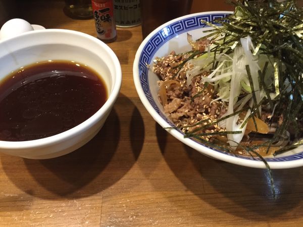 「肉盛つけ蕎麦」@馳走麺 狸穴の写真