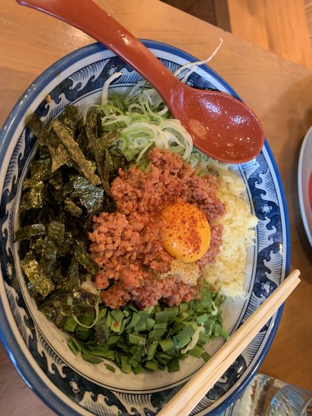 「まぜそば」@ぶた金ラーメンの写真