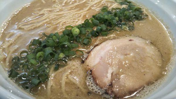 「カキそば（限定900円）＋ネギ」@我的中華そば 机上の空論。の写真