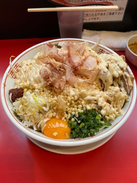 「まぜそば大」@用心棒の写真