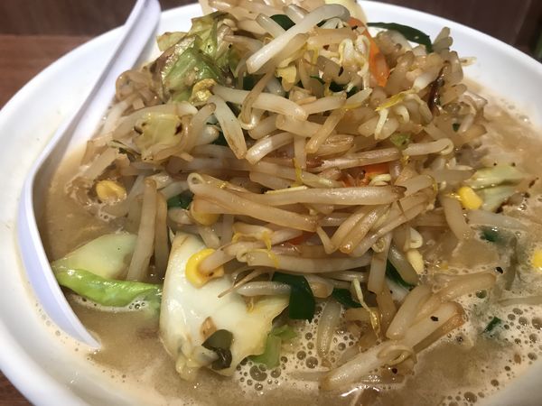 「野菜ラーメン  大盛」@麺屋 一の写真