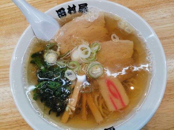 「ラーメン半麺」@田村屋の写真