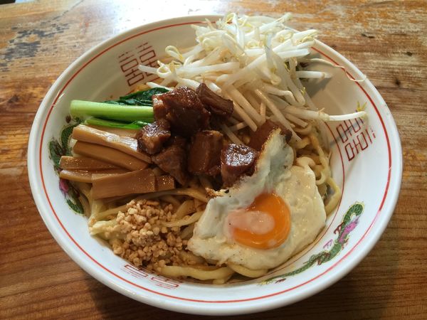 「汁なし中盛」@つけ麺・汁なし専門店 R 中村店の写真