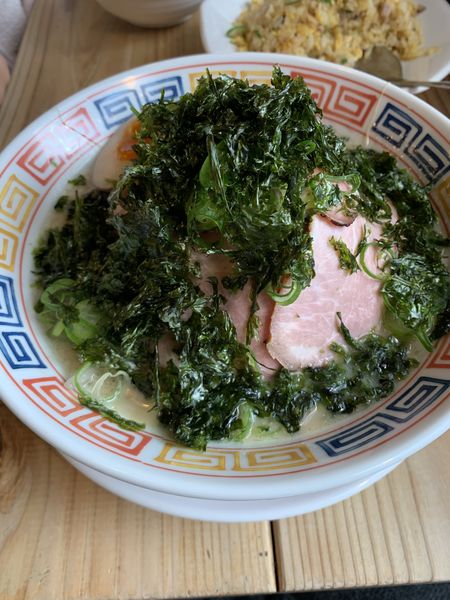 「にぼぶたらーめん、坦々麺、炒飯」@煮干しと豚 袋町店の写真